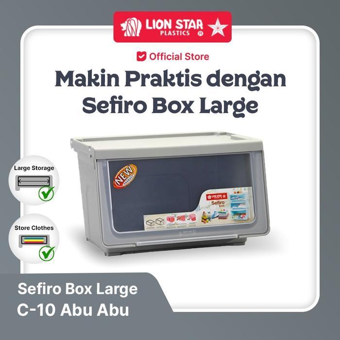 Terbaru Best Quality 100% Original Lion Star Kotak Penyimpanan Sefiro Box Large Ca-10