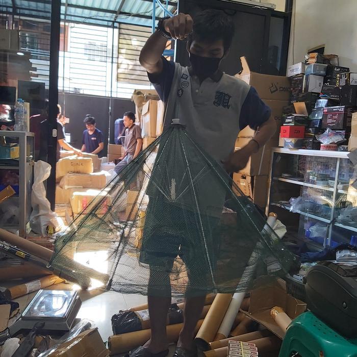 bubu jaring ikan perangkap ikan 6 lobang