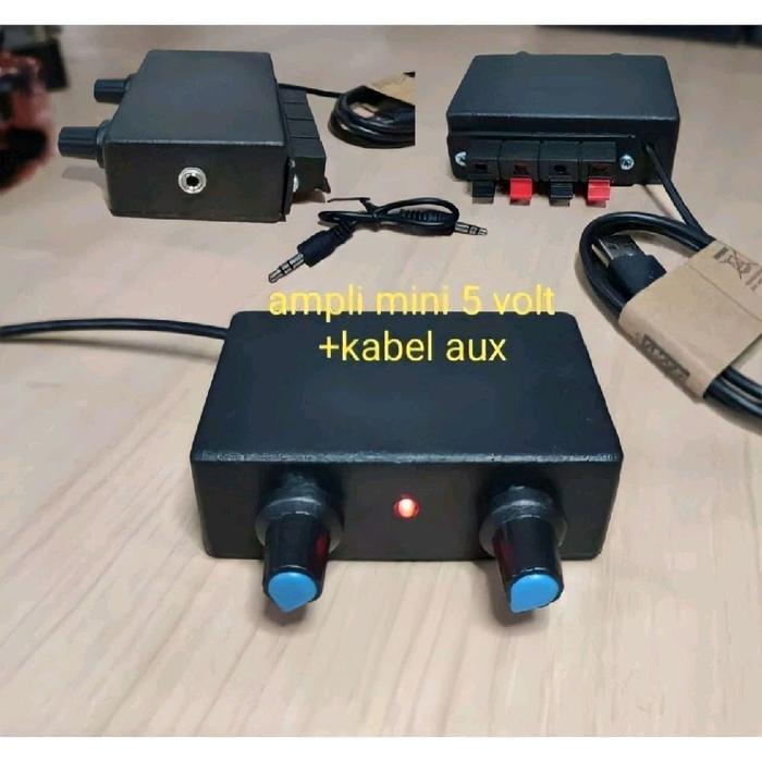 amplifier mini power ampli 5 volt speaker karaoke amplifier 5 amper besar IS