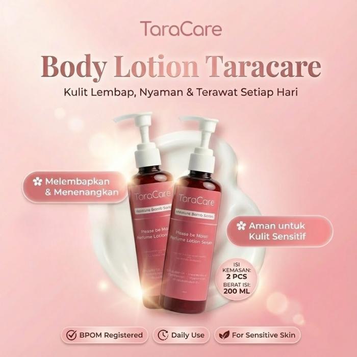 Lotion Isi 2 - Taracare Body Lotion Body Butter Moisturizer Skin Barrier Wangi Parfum Tahan Lama