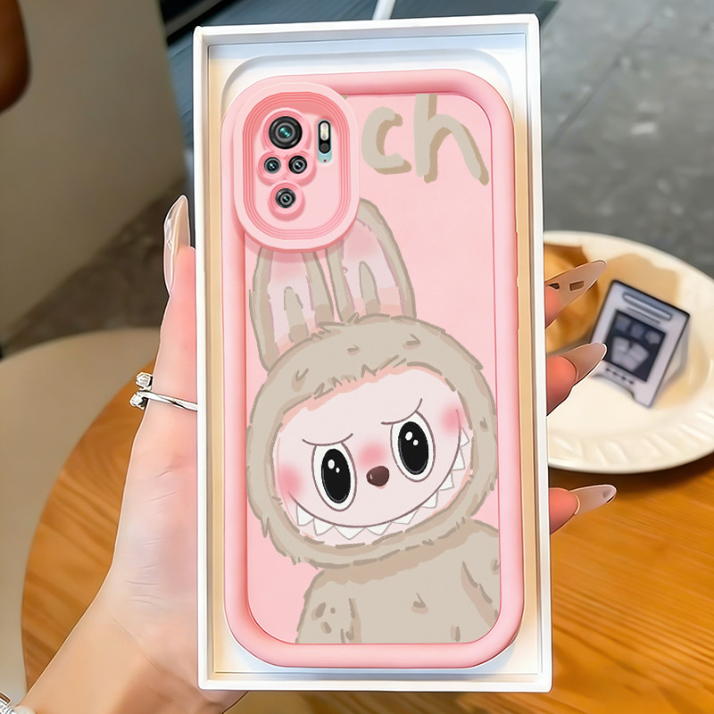 Casing Hp untuk Xiaomi Redmi Note 10 Note 10s Note 10 Pro Max POCO M5s Case Smiling Doll Kasing sili