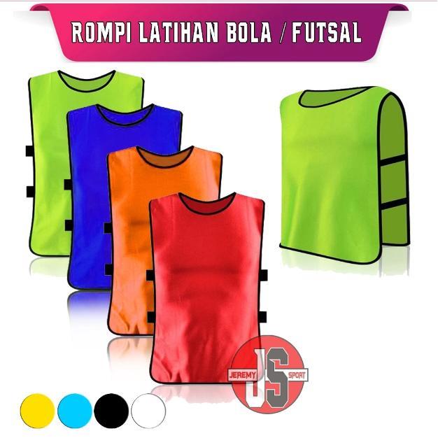 "New" Rompi Bola Futsal Polos Rompi Latihan Model Karet