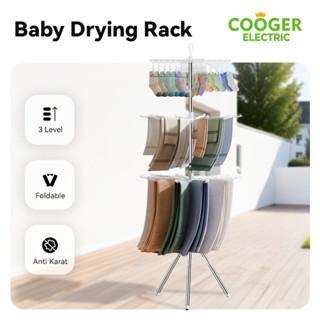 cooger COOGER Electric Rak Jemuran 24 Klip 3 Tingkat