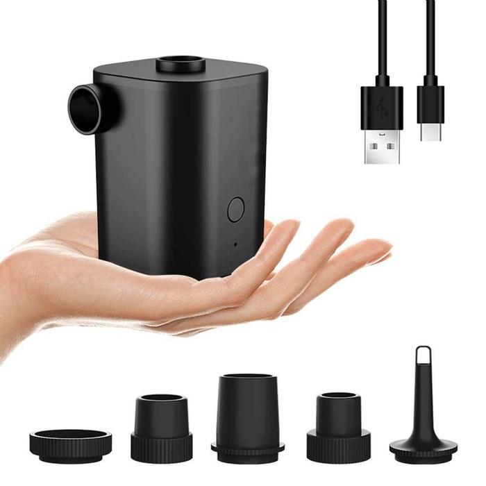 Pompa Angin Mini Elektrik 25 W 2500 Mah Pompa Udara Portable