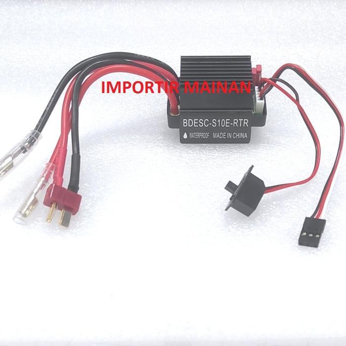 ESC brushed 320A waterproof 2-3s lipo 5-9NiMH BEC:5V/2A BDESC S10E RTR