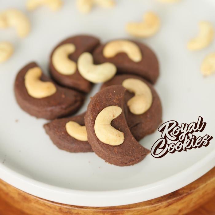 Coklat Mede Mete Coklat Chocolate Cookies Kacang Premium Kue Kering Kuker Lebaran Hampers Toples