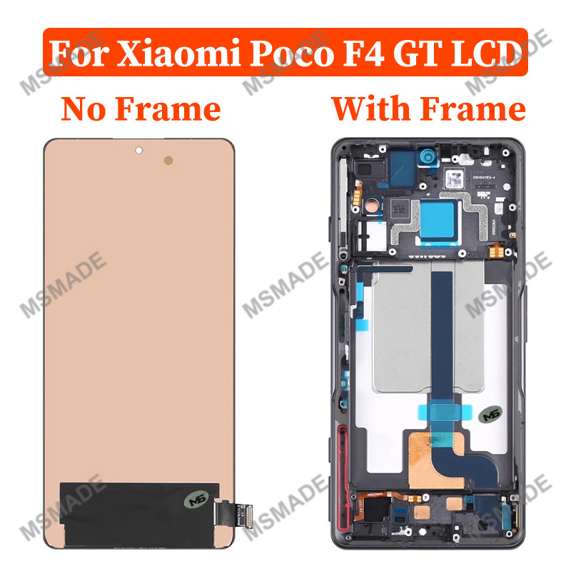 AMOLED For Xiaomi Poco F4 LCD GT 21121210G Display Screen Digitizer Assembly For Poco F4 GT