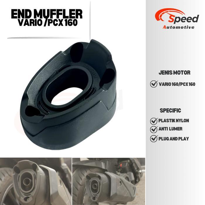 End Muffler Corong Knalpot Vario 160 Abs Cbs Pcx 160 Aksesoris Motor
