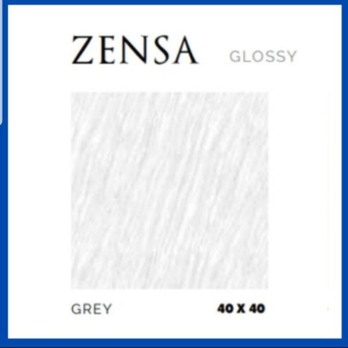 [] KERAMIK LANTAI ASIA TILE ZENSA CREAM DAN GREY UKURAN 40X40