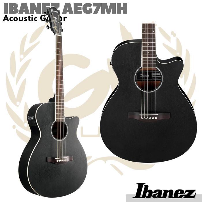 IBANEZ AEG7MH Acoustic Guitar Gitar Akustik Elektrik
