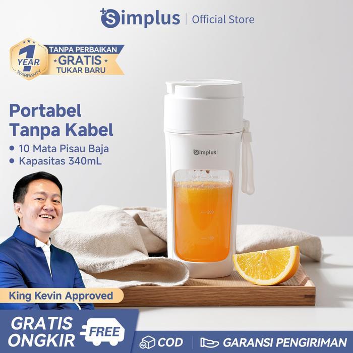 Panasonic - Blender Portabel 340Ml Juicer Multifungsi Gelas Siap Minum 10 Set Mata Pisau Jus Buah