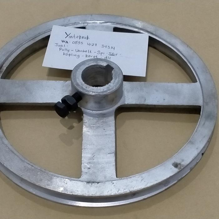 pully alumunium A1 8inch as 28mm