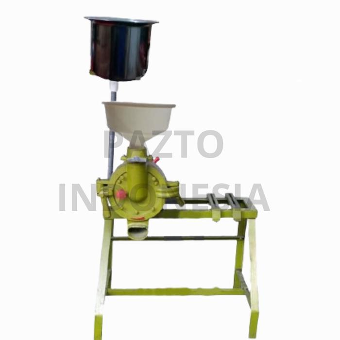 Mesin Gilingan Tahu 8 Inch + Engine Penggiling Giling Kedelai Tahu 8" - +Dinamo 2 HP