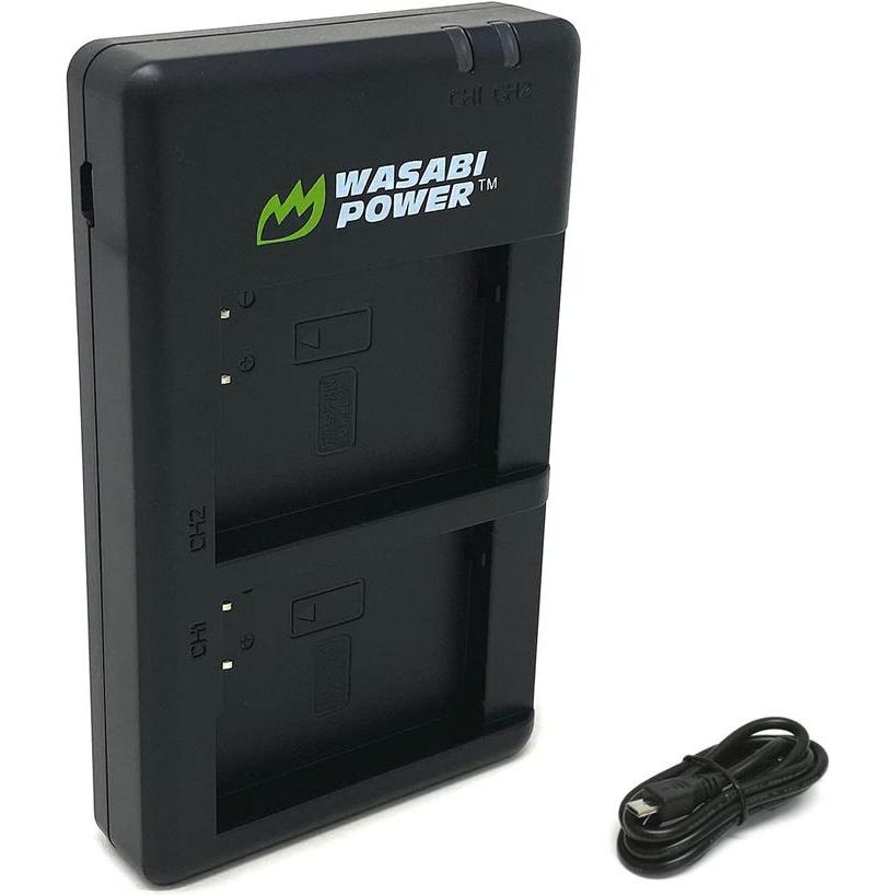 Jekal - Wasabi Power Charger Battery For Sony Np-Fh40 Np-Fh50 Np-Fh60 Np-Fh70 Np-Fh100 Npfh40 Npfh50