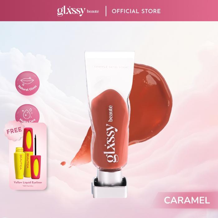 Glxssy beaute Souffle Satin Stain Caramel - Lip Tint