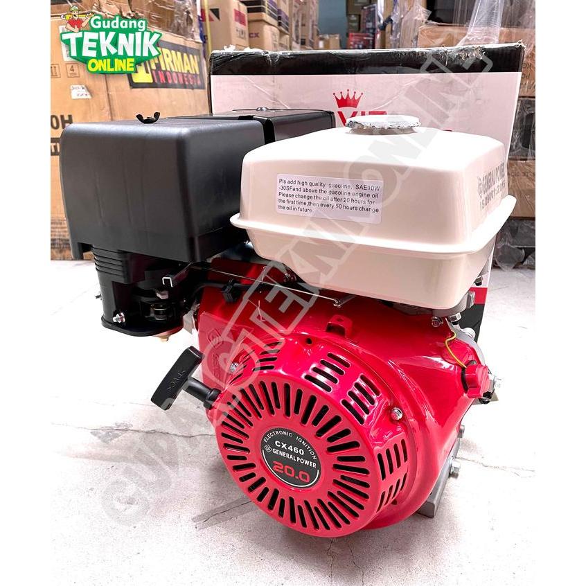 Engine Penggerak 20HP GENERAL CX460 4 Tak / Mesin Penggerak Bensin Gasoline Engine Ketinting Serbagu