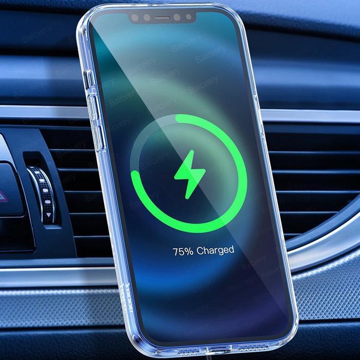 Lyra_Onlineshop25 Case Untuk Huawei Mate 20 Pro Magsafe Wireless Tpu Slim Magnetic Transparan Clear