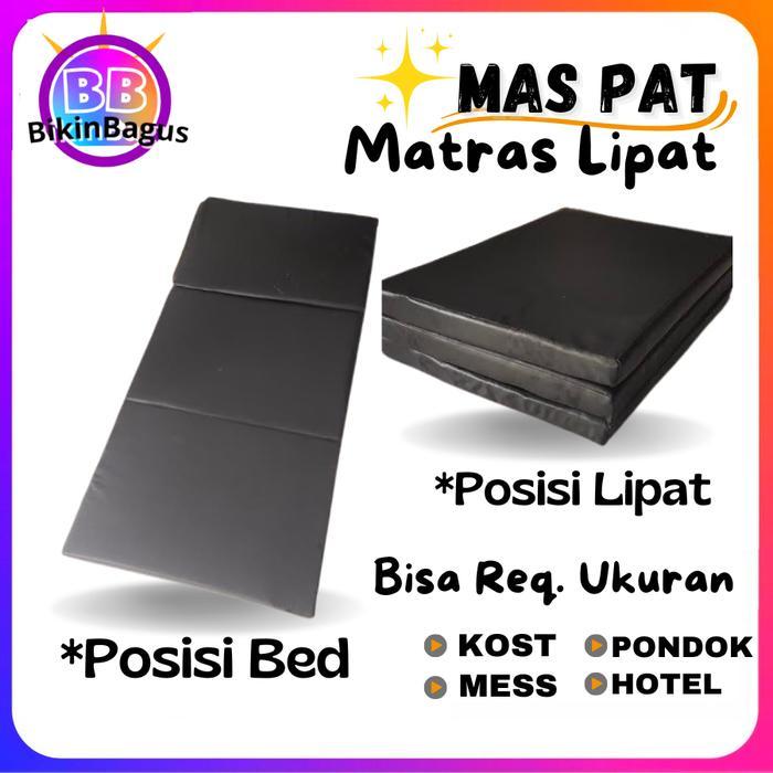 Kasur Lipat MAspat matras lipat 150cm bahan kain kulit sintetik tahan air