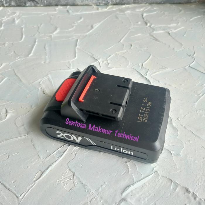 20V Baterai Battery Cordless Li-Ion Lithium 20 Volt