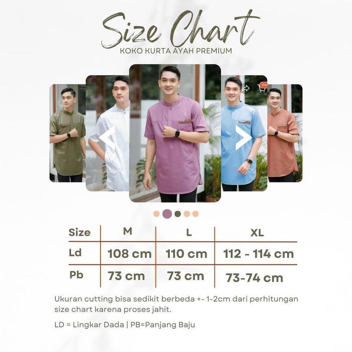 BAJU KOKO KURTA COUPLE FAUZAN SERIES WARNA BIRU BAHAN TOYOBO KATUN MUSLIM PRODUK LOKAL