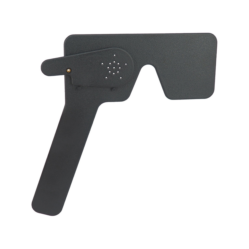 Professional Ophthalmic Lorgnette 17 Pinhole Black Plastic Vision Test Eye Occluder