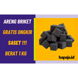 Arang Briket 1 Kg - Areng Briket Batok Kelapa | Areng Briket