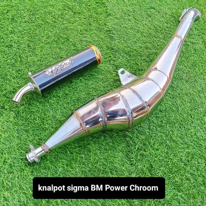Knalpot Bm Power Samping Yamaha Alfa Sigma