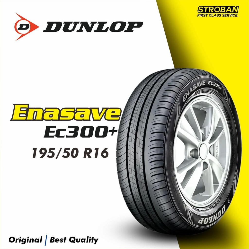 Ban Luar Dunlop 195/50 R16 EC300 – Cocok untuk: Toyota Yaris, Honda Jazz RS, Mazda 2