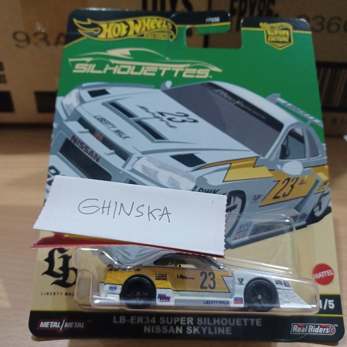 hotwheels nissan skyline er34 lbwk