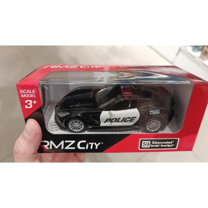 Diecast RMZ City Chevrolet Corvette Grand Sport Mobil Polisi