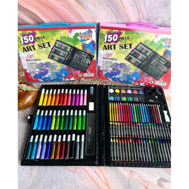Crayon 68/150/208 Alat Tulis Mewarnai Dan Menggambar Anak Set Lengkap - Crayon Set