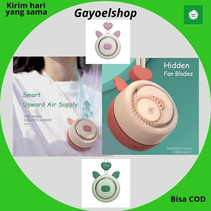 Premium Givelong Kipas Angin Mini Kipas Angin Leher Kalung Portable Original