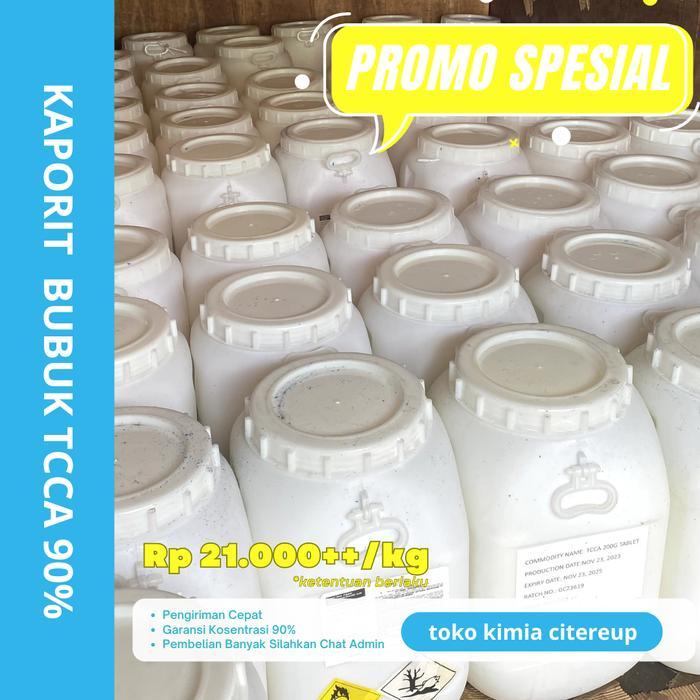 Kaporit KLORIN BUBUK / Powder 90% (50kg) Klorin obat kolam renang