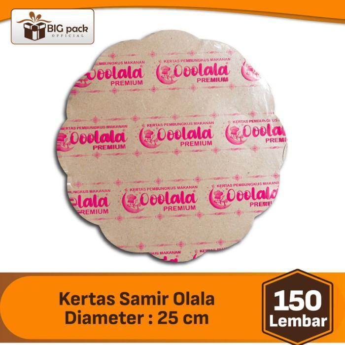 [150lbr] Kertas Nasi Bunga / Kertas Samir Coklat / Alas Kertas untuk Piring Rotan - Tahan Air &