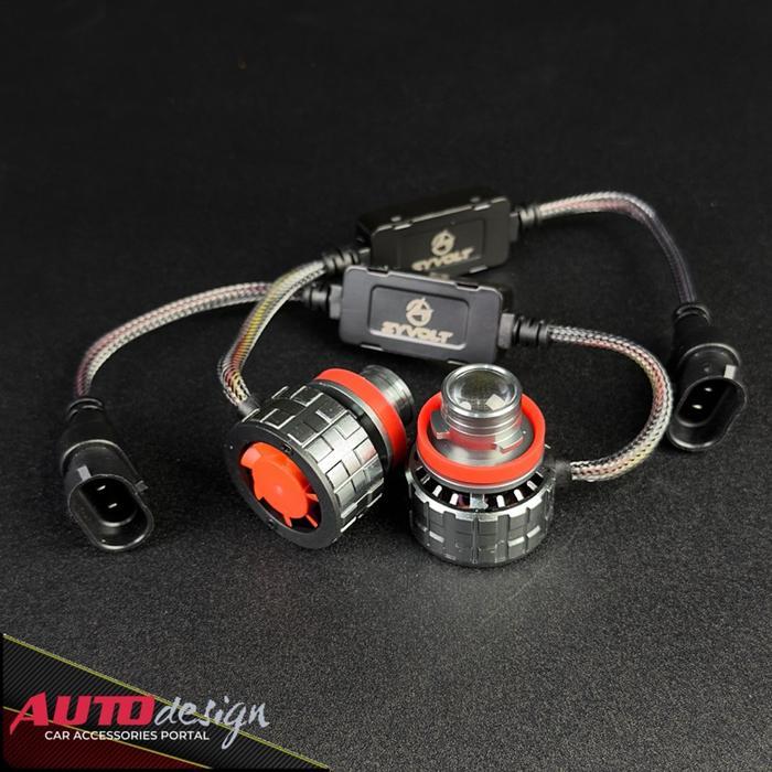 Ready Zyvolt ZR1 Lampu Led Laser Mini Projector Mobil H7 H8 H11 H16 HB3 9005 HB4 Super Bright Lampu