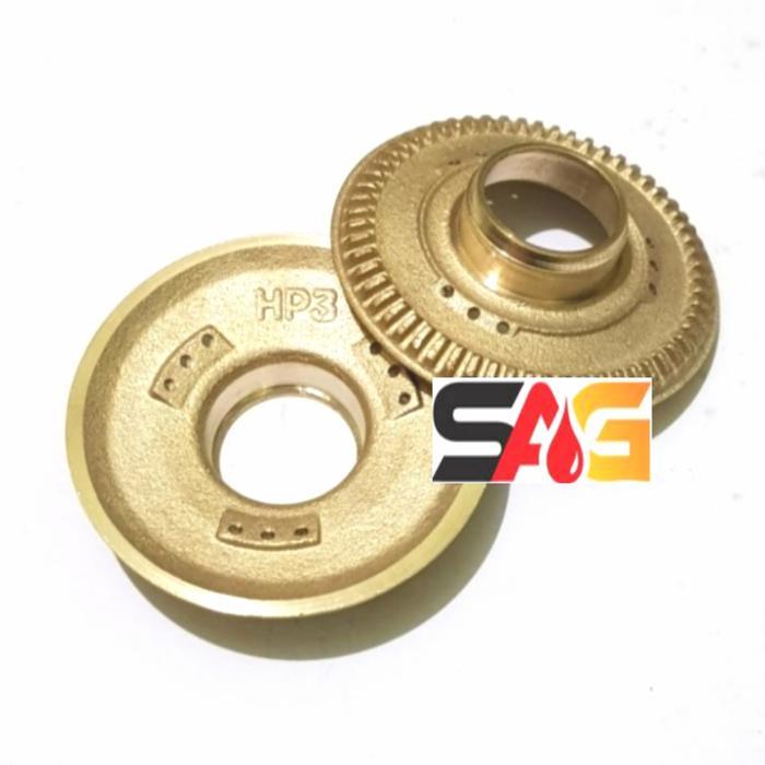 N3W Burner Hp3 Model Hitachi-TDC-Todachi-Spare Part Kuningan Kompor Gas