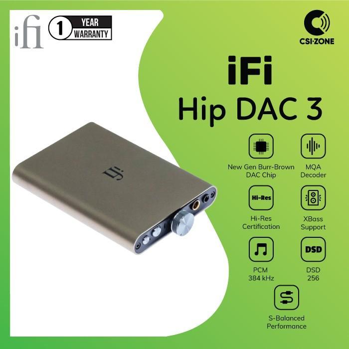 PROMO IFI Hip DAC 3 Portable Hi-Res DAC / Headphone Amplifier
