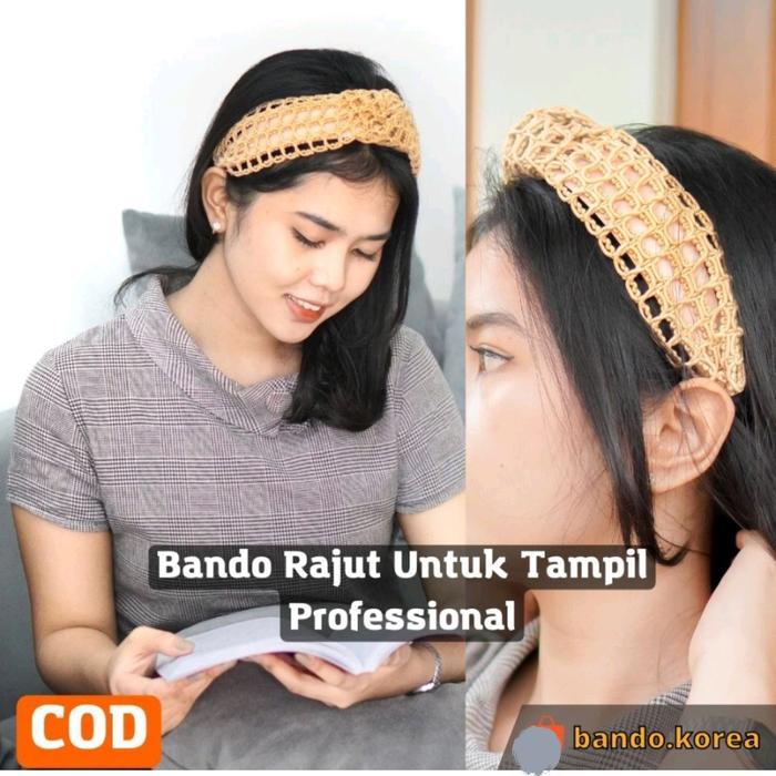 Bando Korea Headband Horizont Jaring By Velmorra Rajut Headbands
