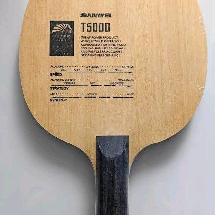 KAYU SANWEI T5000 ( KAYU BET PINGPONG CARBON )