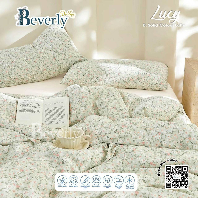 Bedcover & Sprei Premium Katun BEVERLY Motif Lucy