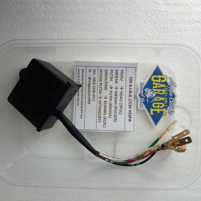 CDI VESPA RACING CDI VESPA TIIC UPGRADE CDI VESPA NO LIMIT ORIGINAL QUALITY