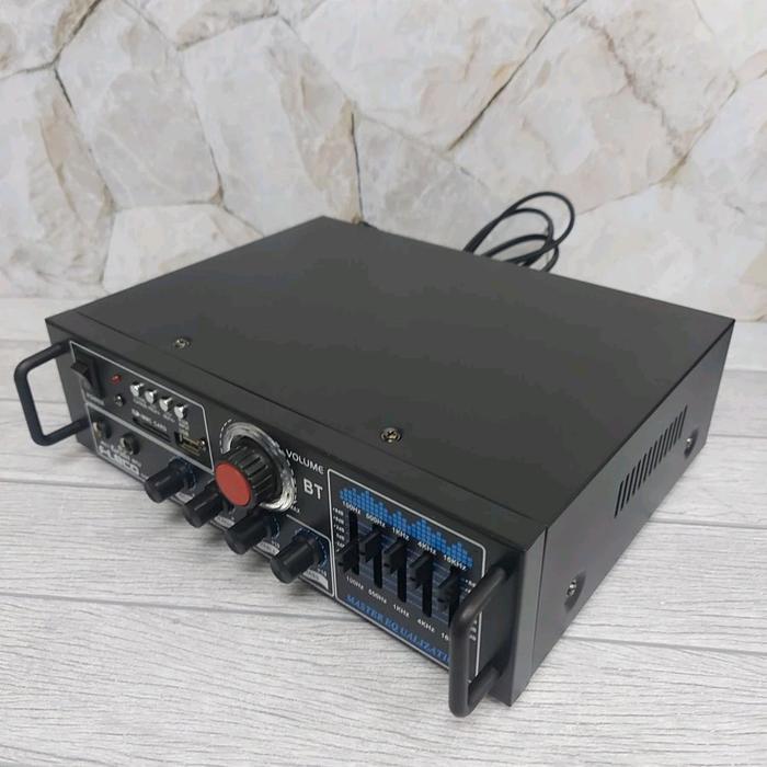 Amplifier Fleco A22 Bt Bluetooth Amplifier Karaoke Super Bass Subwoofer Populer