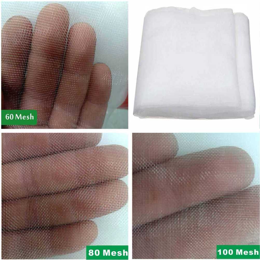 60/80/100Mesh Gardening Net Insect Net Bird Net Mist Net Nylon Net Protection Net Greenhouse Fruit