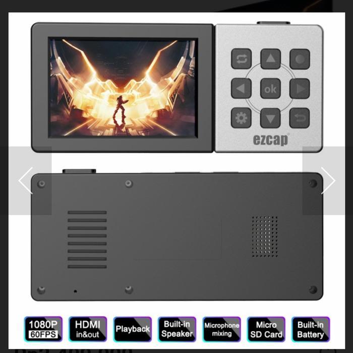 Video Capture HDMI Video recorder Portable with display