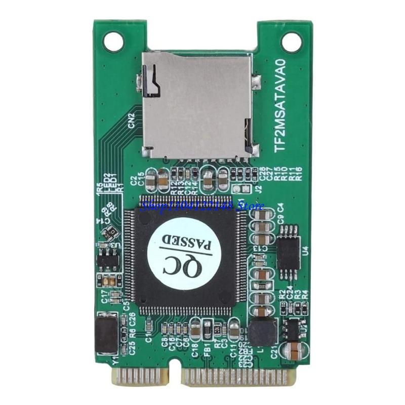 Baru P9FA mSATA SSD to Card Converters Adapters T-Flash Adapters M.2 MSATA Card to mSATA