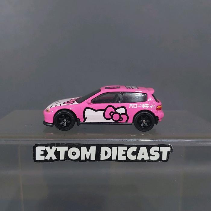Hotwheels Honda Civic EG Hello Kitty Loose
