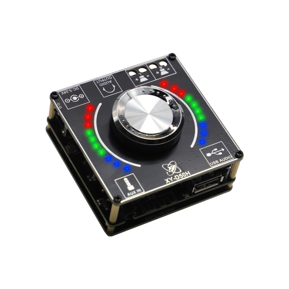 HIFIDIY LIVE D50H Bluetooth 5.0 AUX Digital Power Amplifier board 2x 50W speaker Stereo Audio AMP