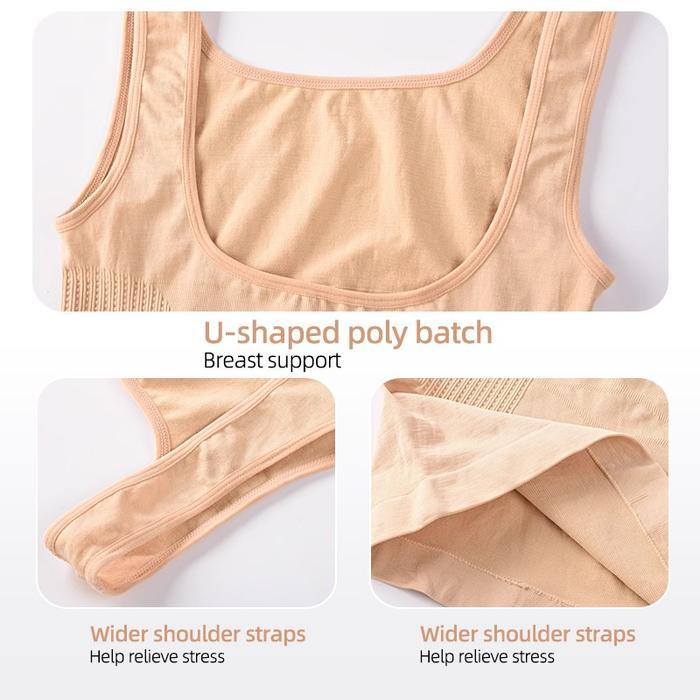 Korset Wanita Seamless Tanktop Bra Panjang Korset Pengecil Mengencangkan Perut 813 Waist Korset