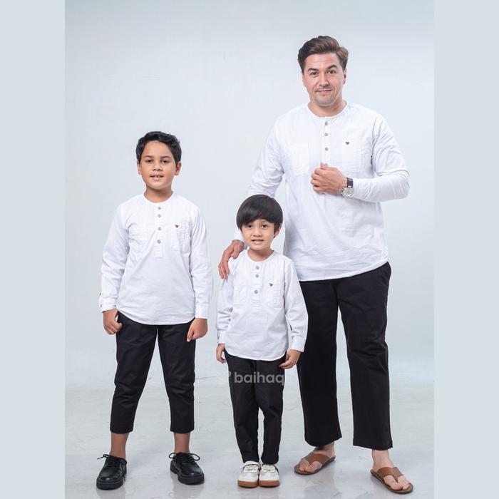 Baihaqi Koku Couple Sofian White Lengan Panjang BCAD4B
