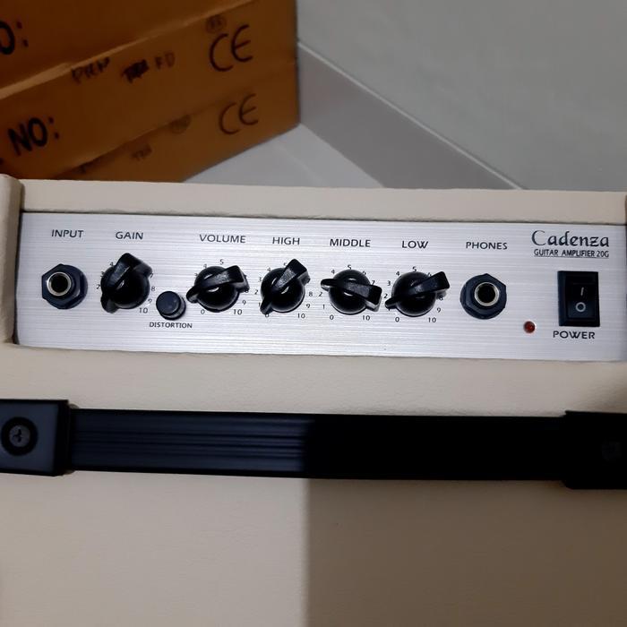 Ampli gitar elektrik/akustik elektrik cadenza 20G New plus kabel jack